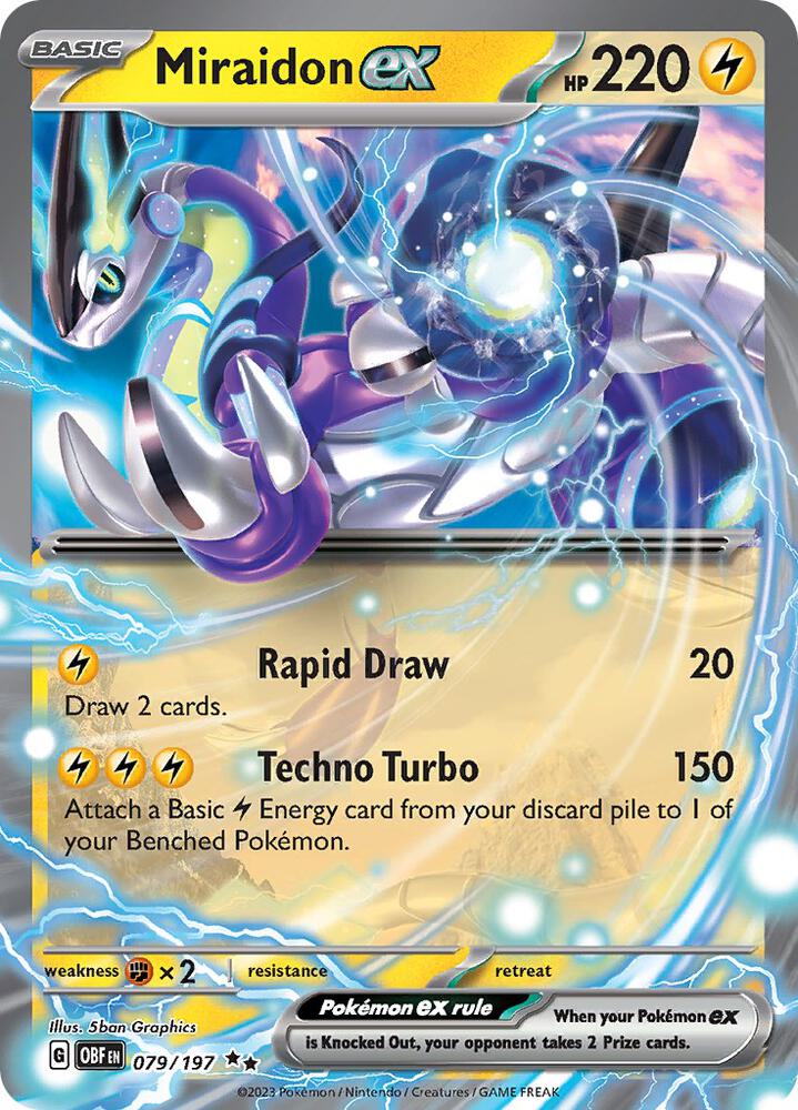 Miraidon ex - SV03: Obsidian Flames (OBF)