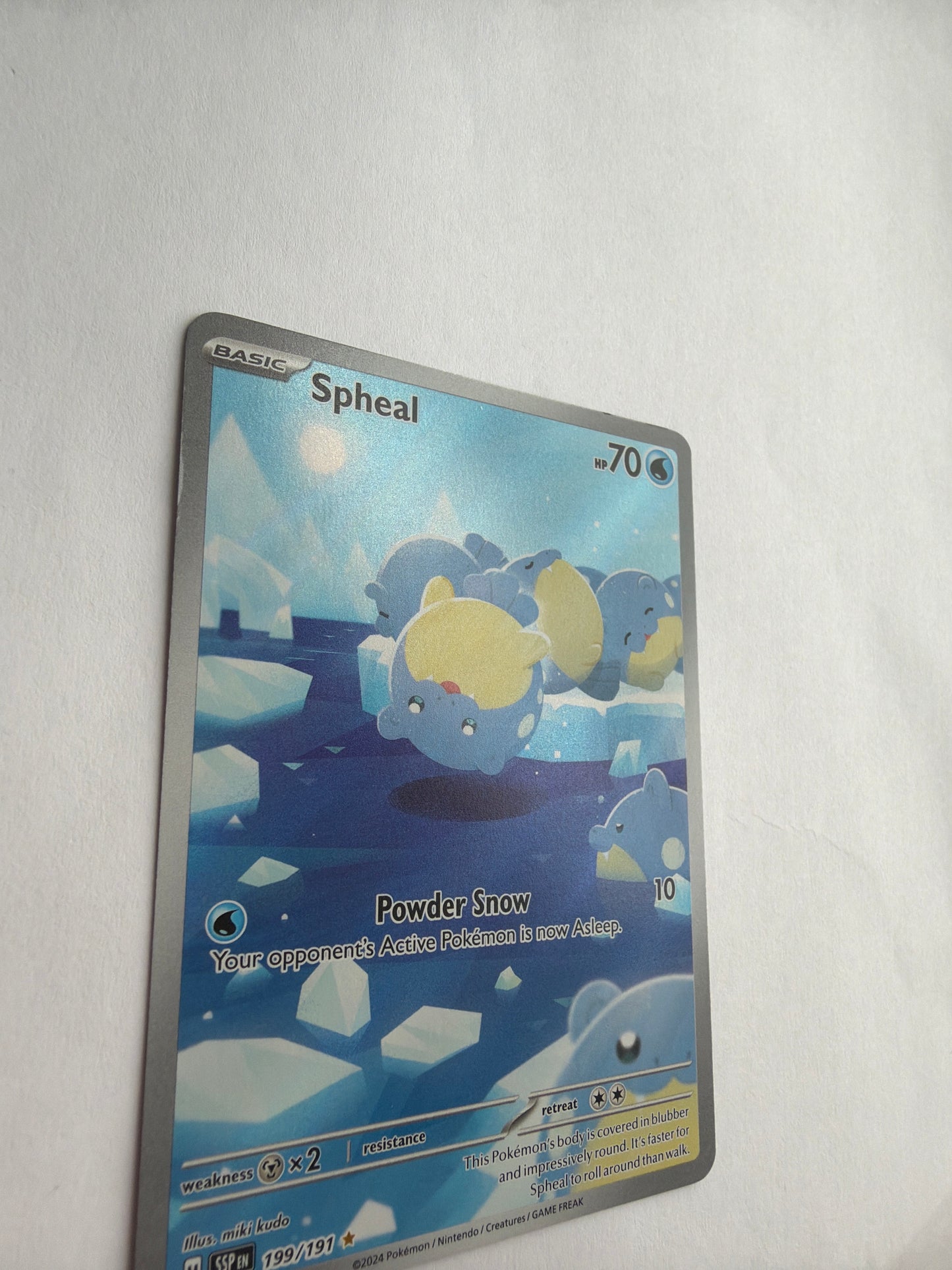 Spheal IR Surging Sparks light play