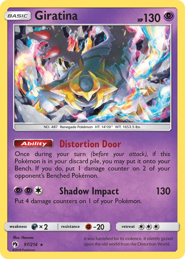Giratina - SM - Lost Thunder (SM8)
Near mint