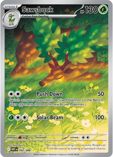 Sawsbuck - 092/086 - SV: White Flare (WHT) near mint