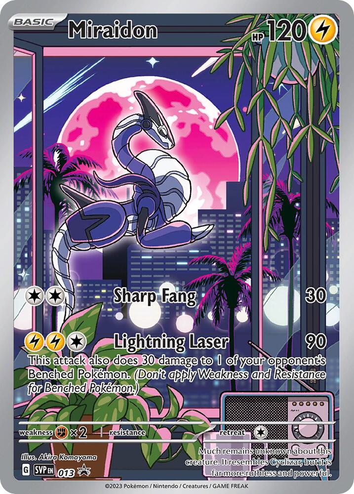 Miraidon - 013 - SV: Scarlet & Violet Promo Cards (SVP) near mint