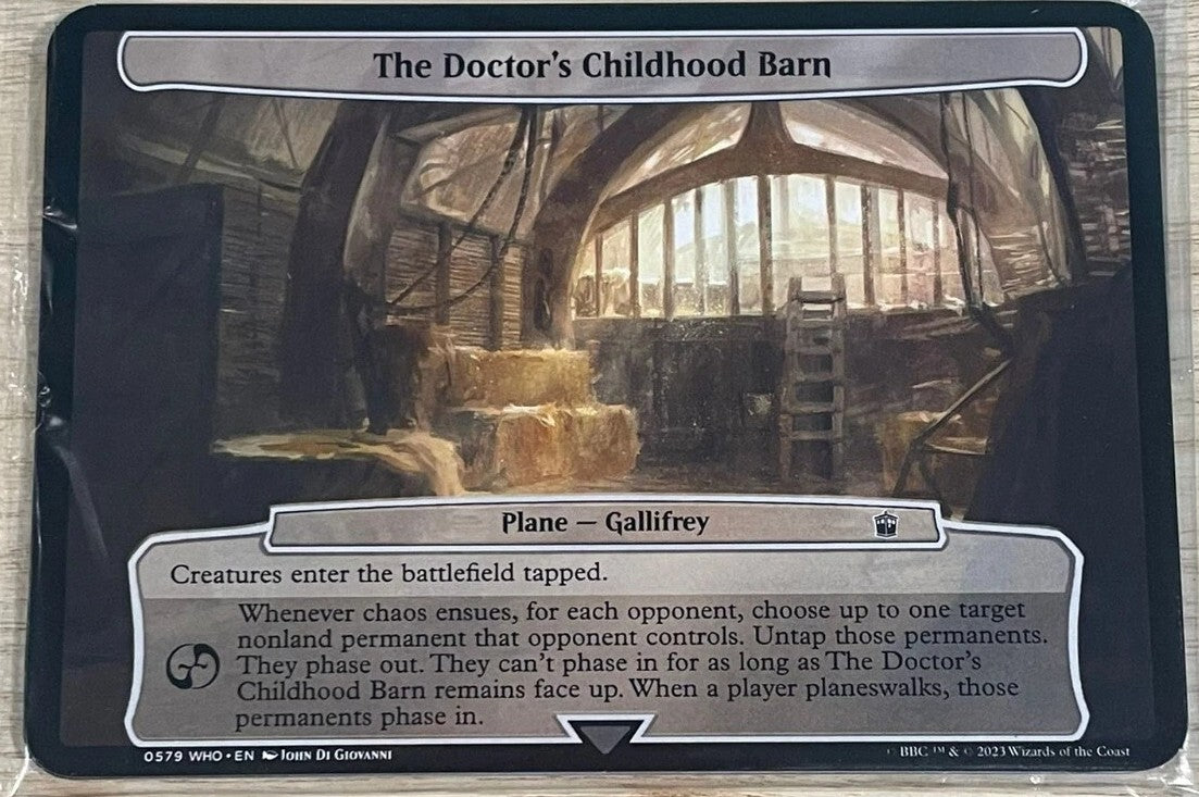 MTG Magic: The Gathering Dr. Who Planechase Sealed - The Doctor’s Childhood Barn