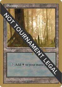 Swamp (445) - 1997 Jakub Slemr (5ED) Near Mint