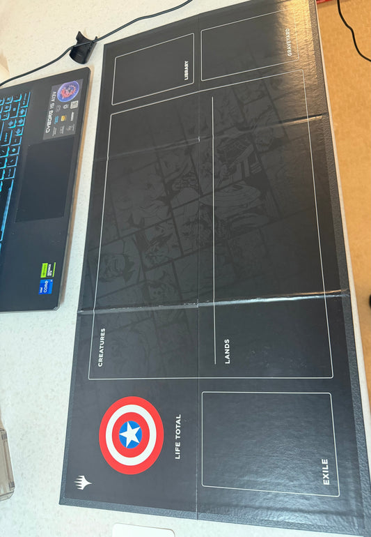 MTG Marvel Super Heroes Carboard Play Mat
