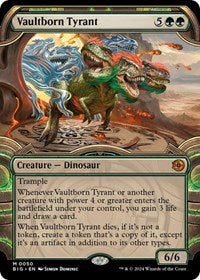 Vaultborn Tyrant (Showcase) Light Play