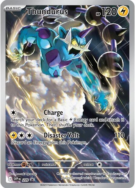 Thundurus - 209 Sealed Black Star Promo