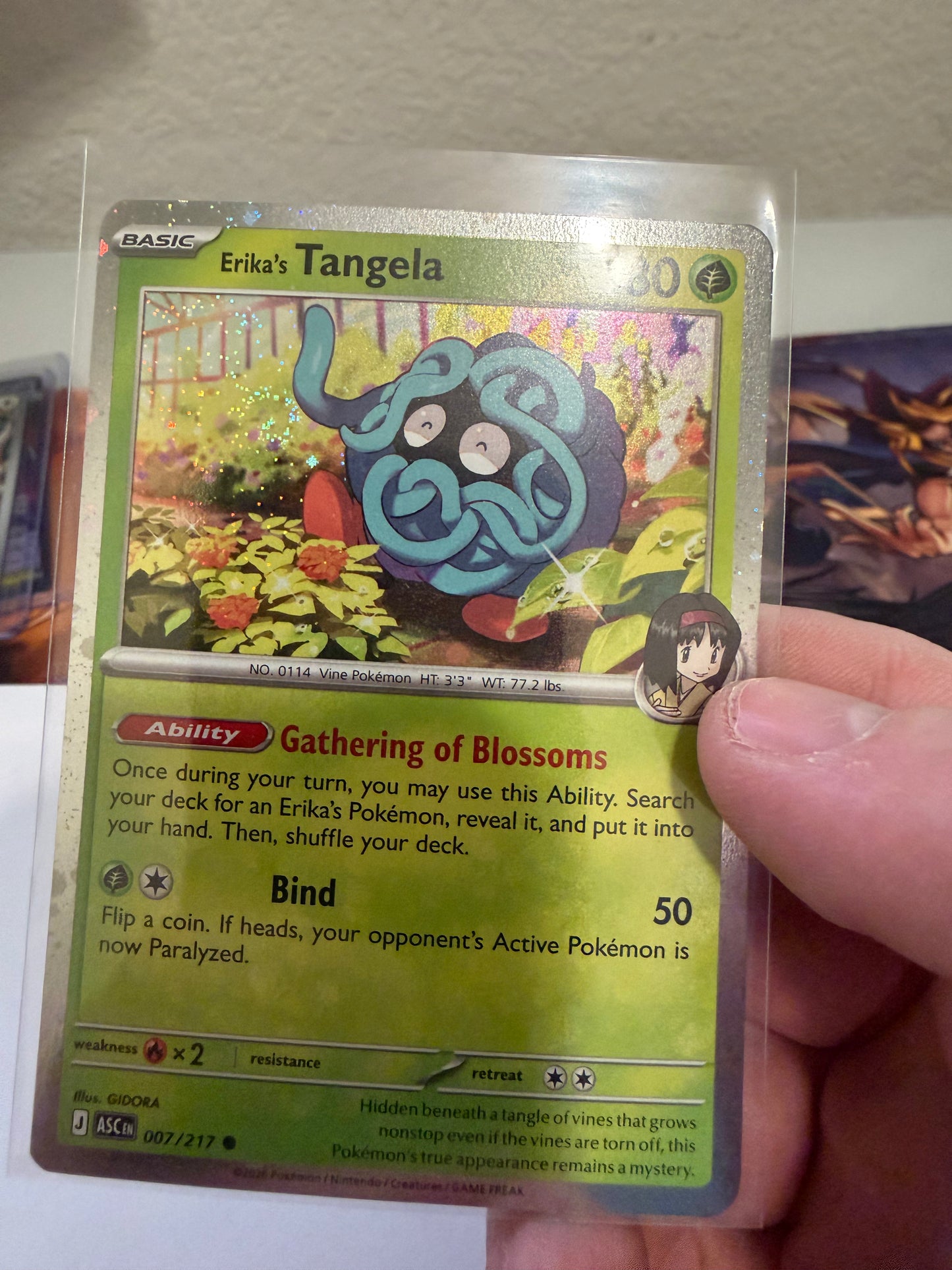 Erika's Tangela - 007/217 (Cosmo Holo)