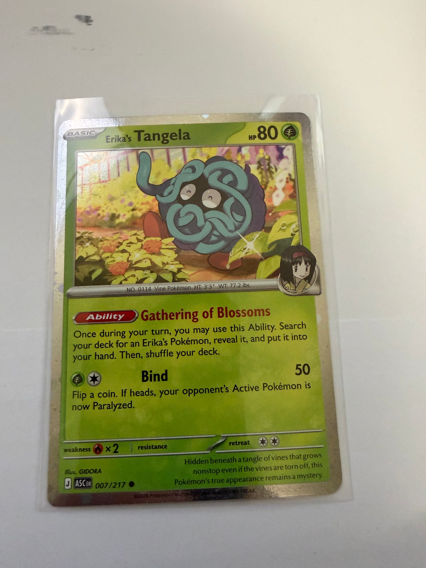 Erika's Tangela - 007/217 (Cosmo Holo)