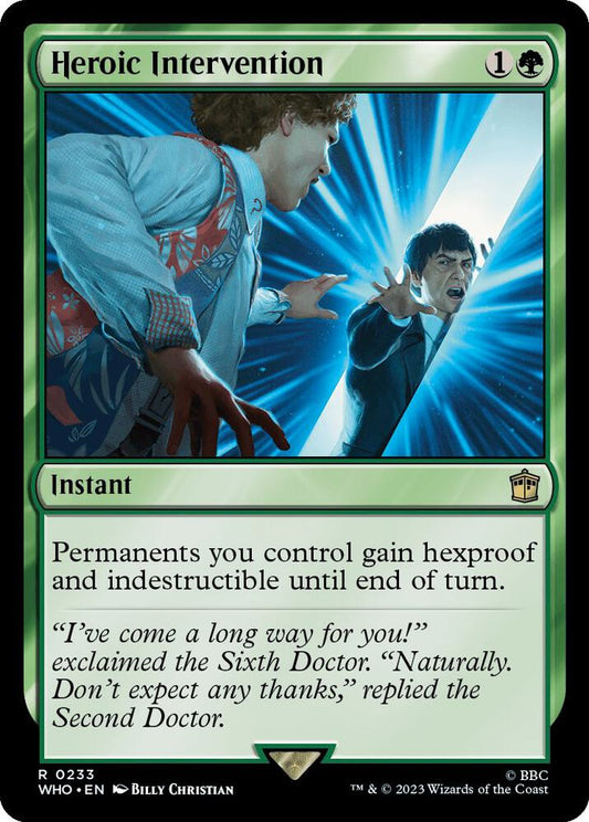 Heroic Intervention - Universes Beyond: Doctor Who (WHO)
Near mint
