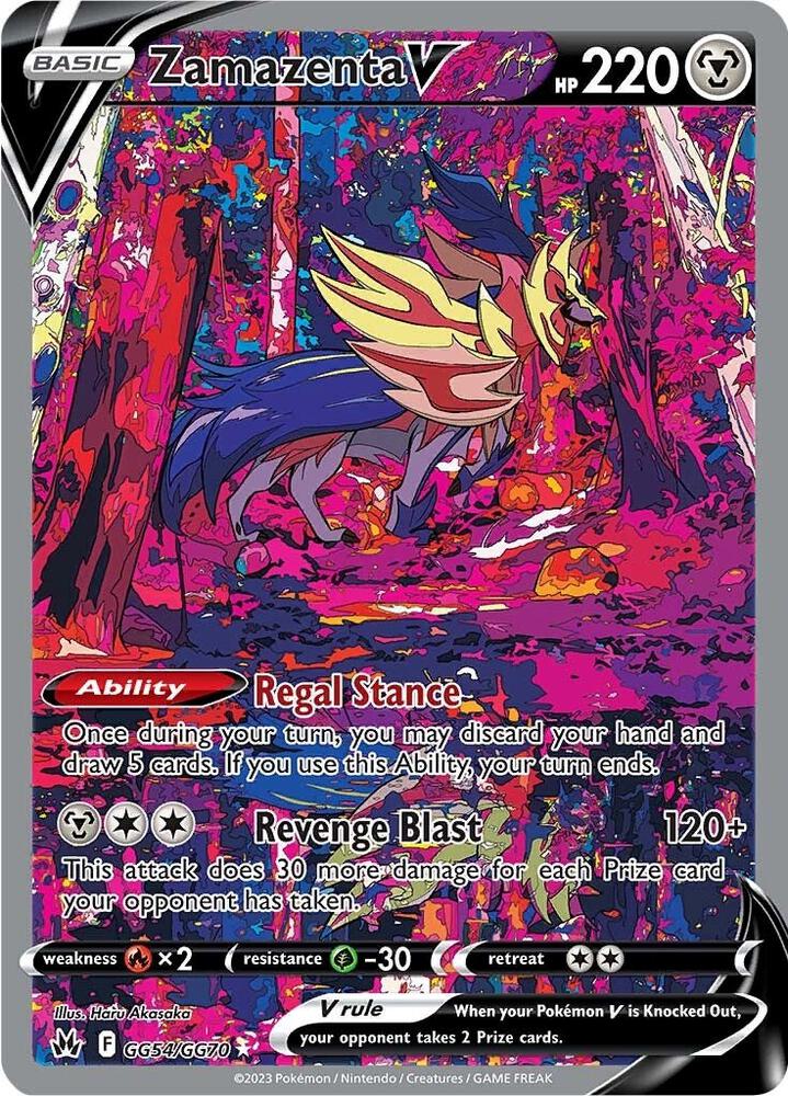 Zamazenta V - Crown Zenith: Galarian Gallery (CRZ:GG) near mint