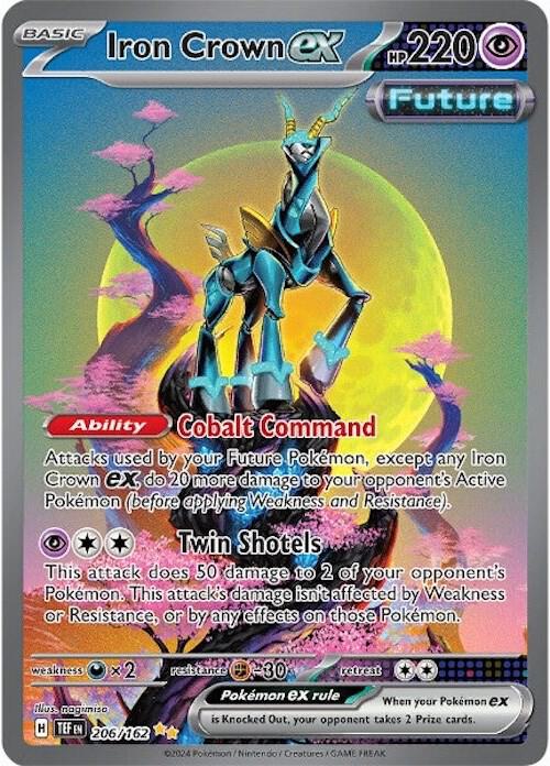 Iron Crown ex - 206/162 - SV05: Temporal Forces (TEF) near mint