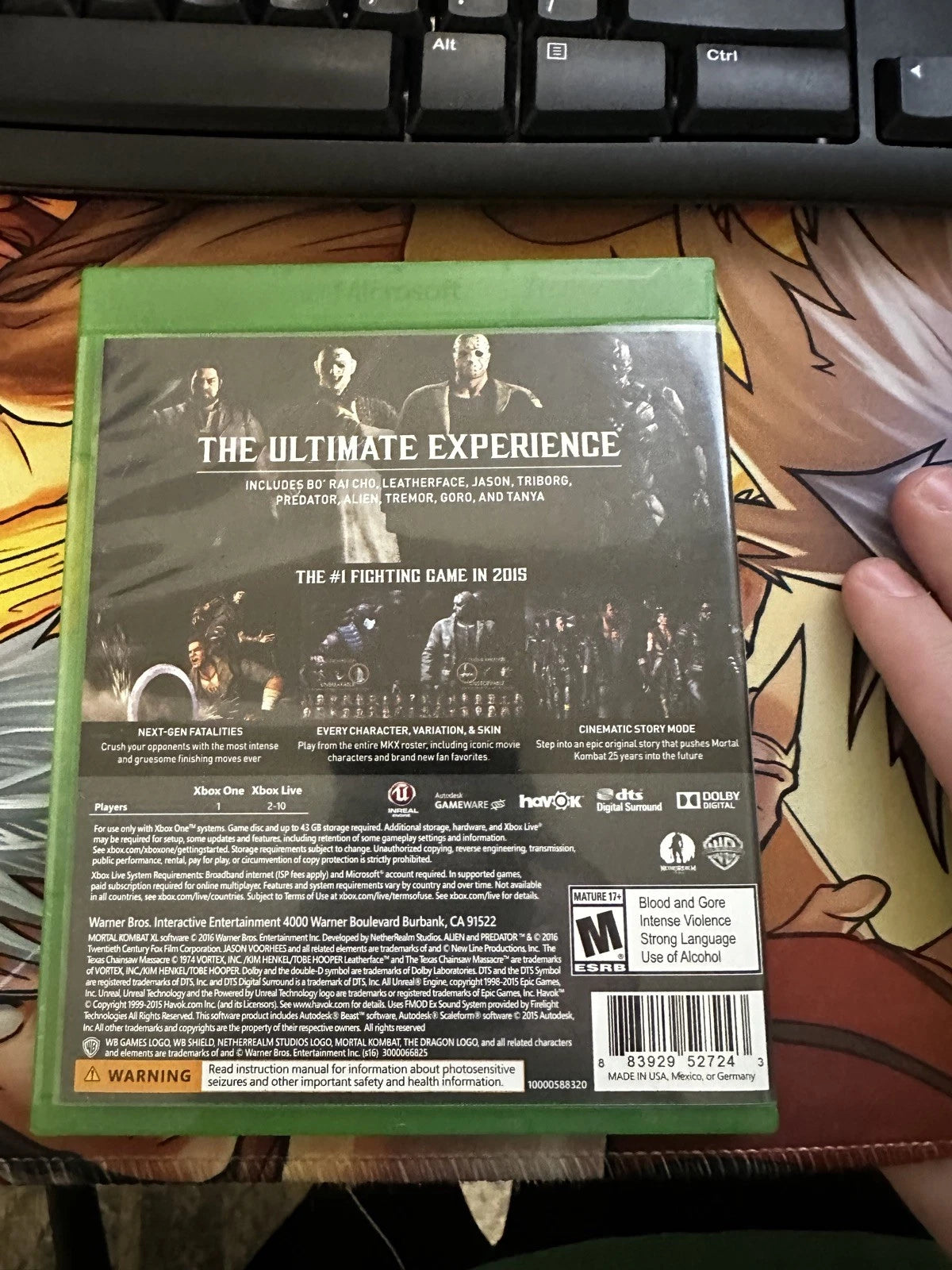 Mortal Kombat XL (Microsoft Xbox One)