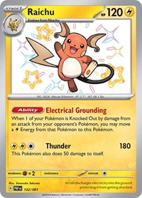 Raichu - 132/091 Near Mint Holofoil