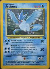 Articuno Moderately Played Unlimited Holofoil