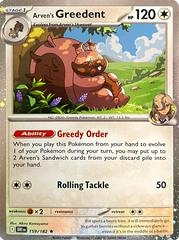 Arven's Greedent - 159/182 (Cosmo Holo) Near Mint Holofoil