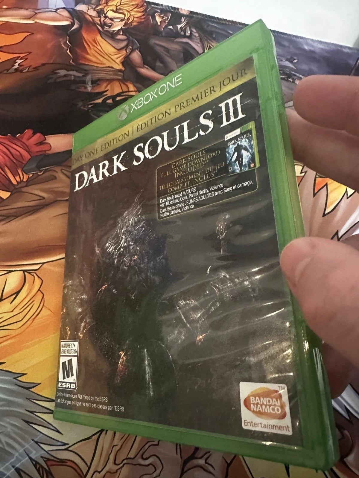 Dark Souls III: Day One Edition CIB W/ Soundtrack (Microsoft Xbox One, 2016)
