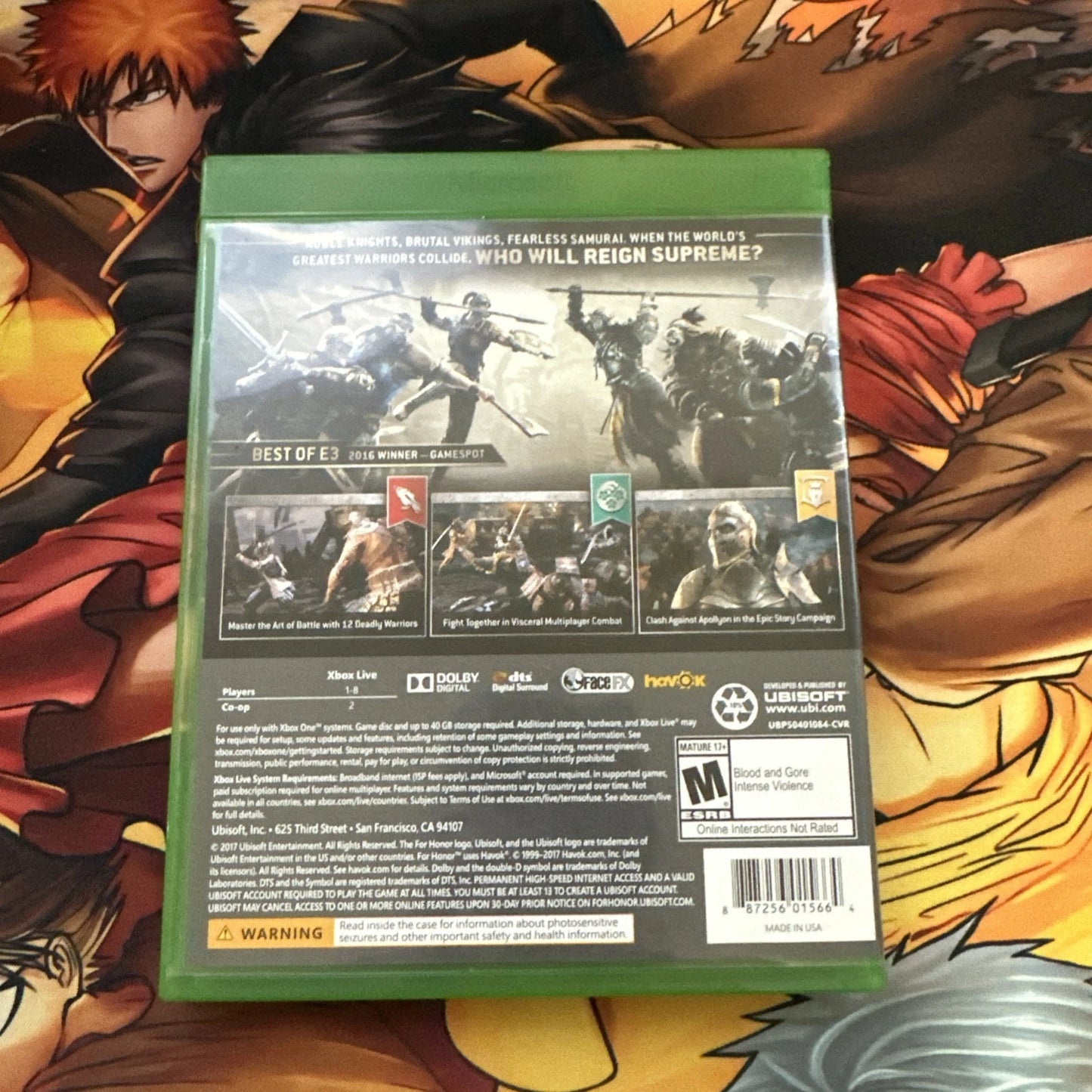 For Honor Microsoft Xbox One