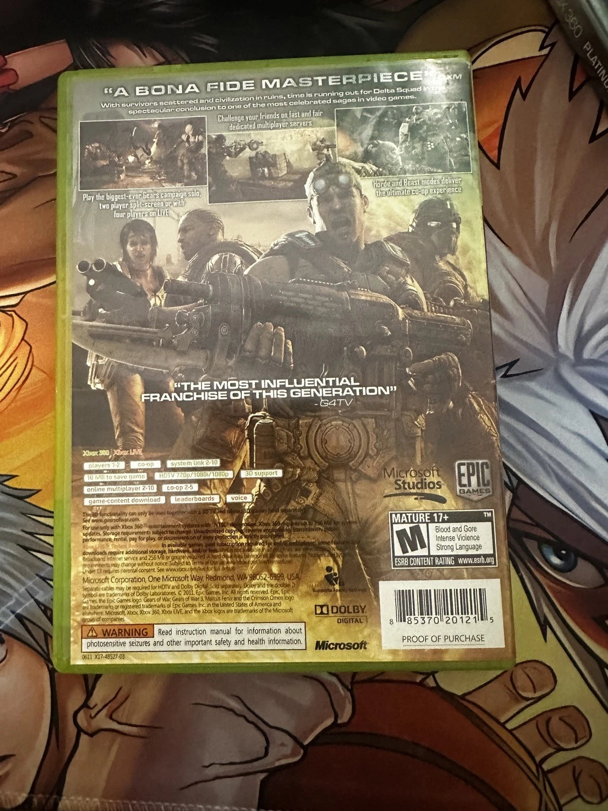 Gears Of War 3 Xbox 360