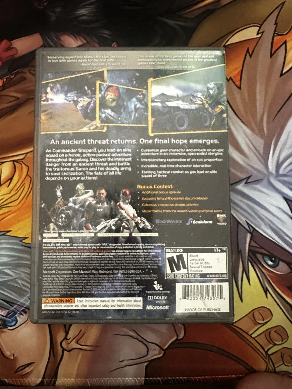 Mass Effect Platinum Hits Xbox 360