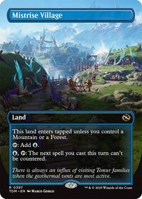 Mistrise Village (Borderless) Near Mint